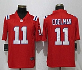 Nike Patriots 11 Julian Edelman Red Vapor Untouchable Limited Jersey,baseball caps,new era cap wholesale,wholesale hats